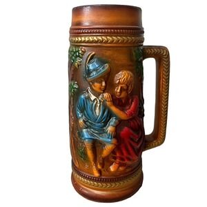 Vintage Extra Large 13.5 inches Tall German Beer Stein made in Japan Unique